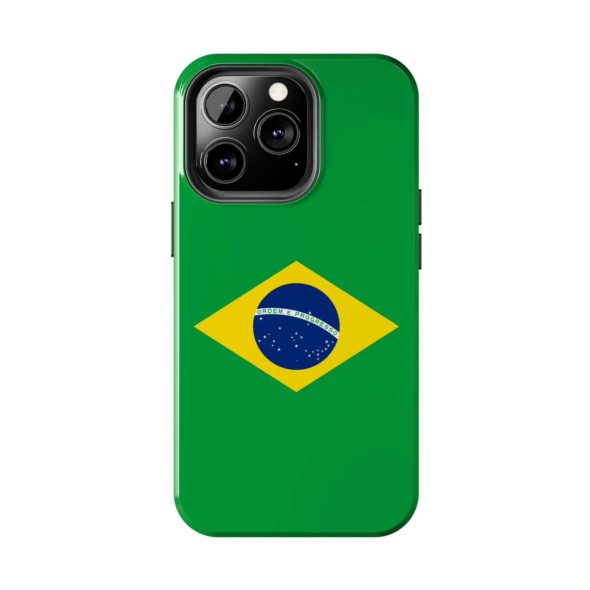 Brazil Flag Tough Phone Case — Protective Patriotic Phone Cover - DiwaKi