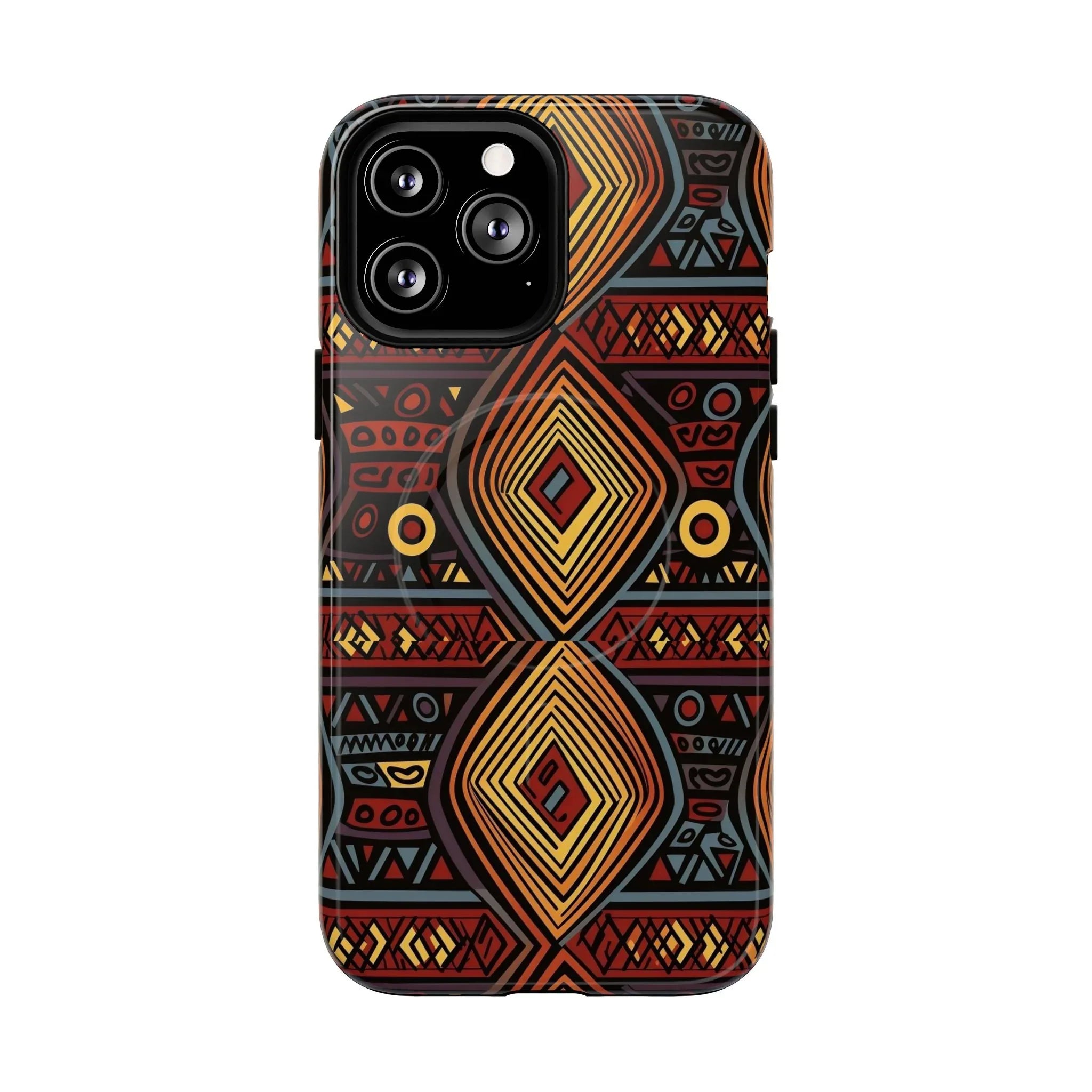 Tribal Geometric Tough Magnetic Phone Case - DiwaKi