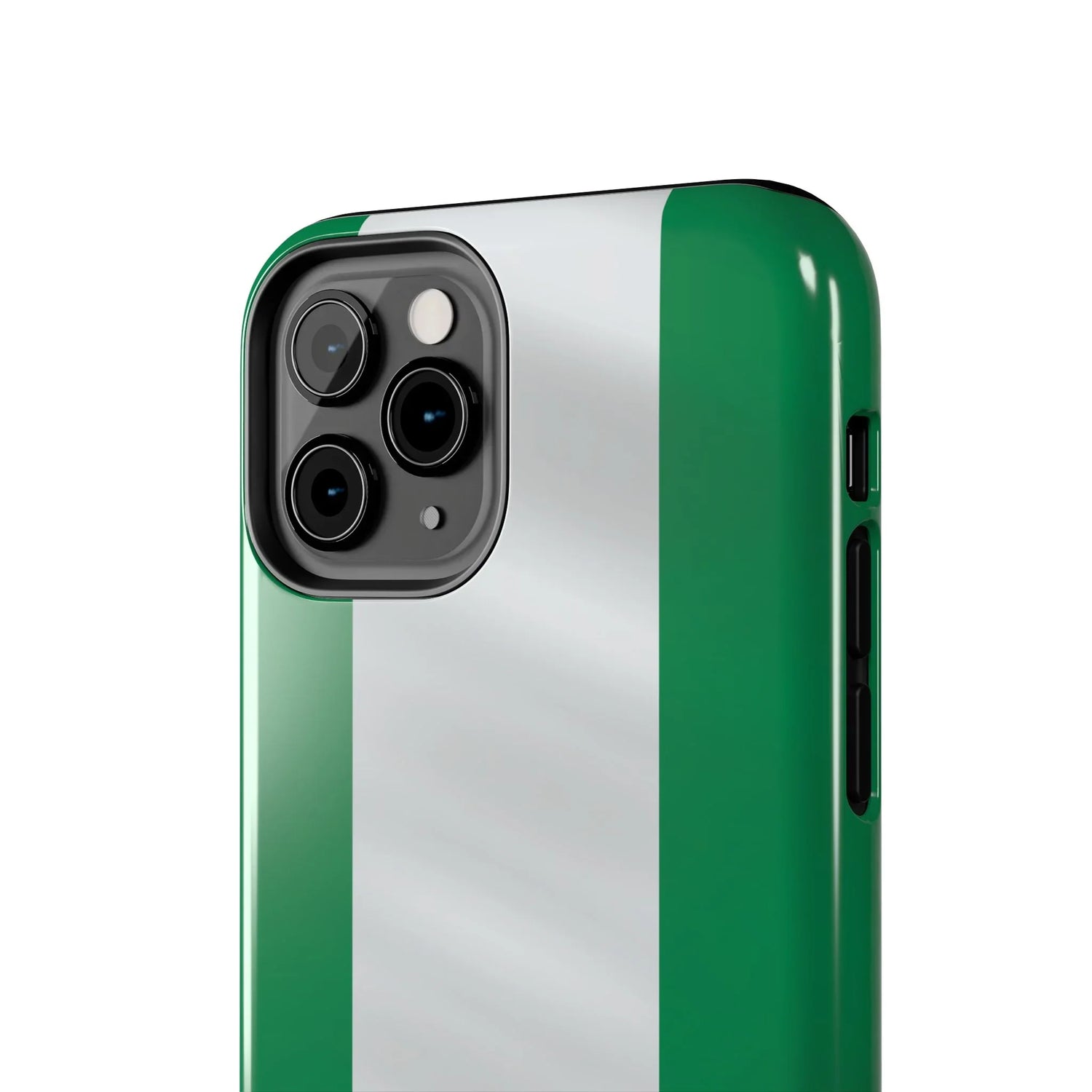 Tough Phone Case — Nigerian flag Rugged Protective Cover - DiwaKi