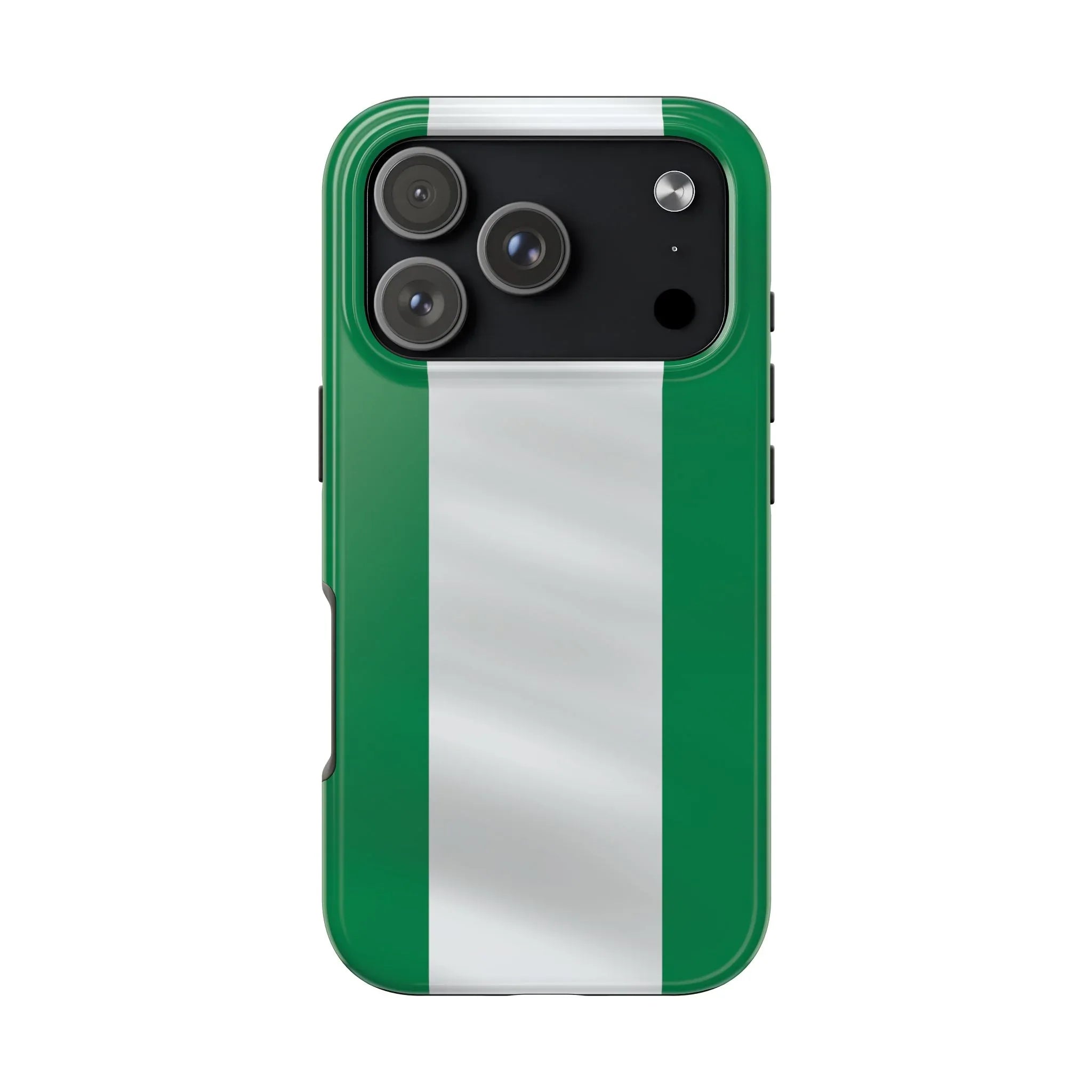 Tough Phone Case — Nigerian flag Rugged Protective Cover - DiwaKi