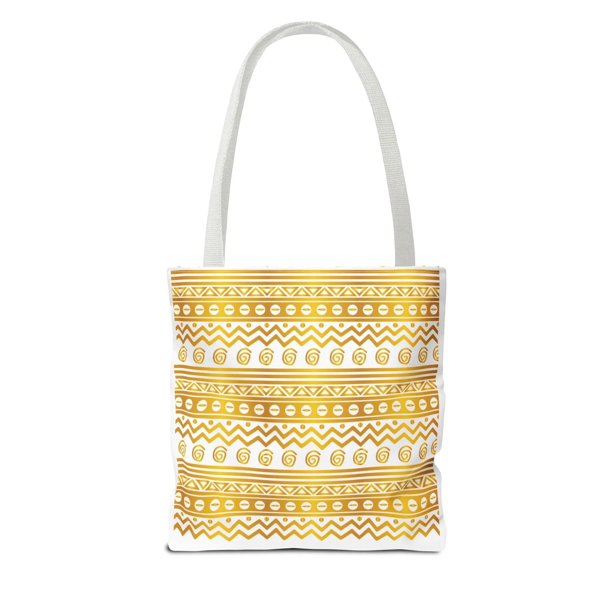 Boho Chic Gold Pattern Tote - DiwaKi