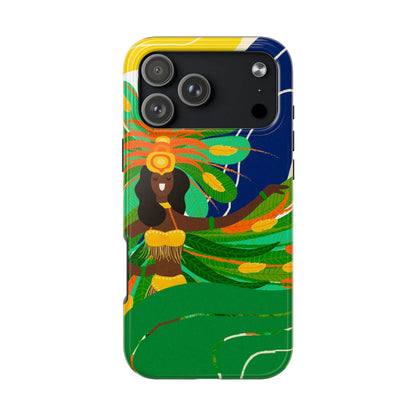 Brazil carnival Tough Phone Case — Statue of Liberty &amp; American Flag Design - DiwaKi