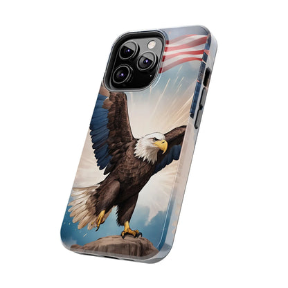 Majestic Eagle Flag Phone Case - DiwaKi
