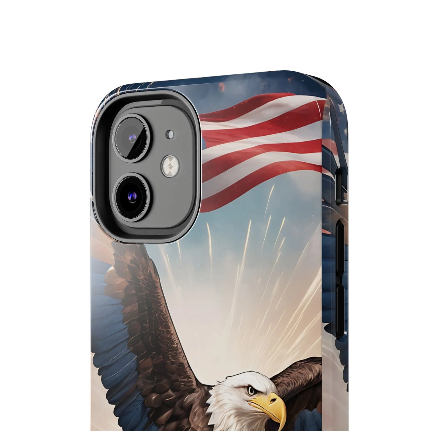 Majestic Eagle Flag Phone Case - DiwaKi