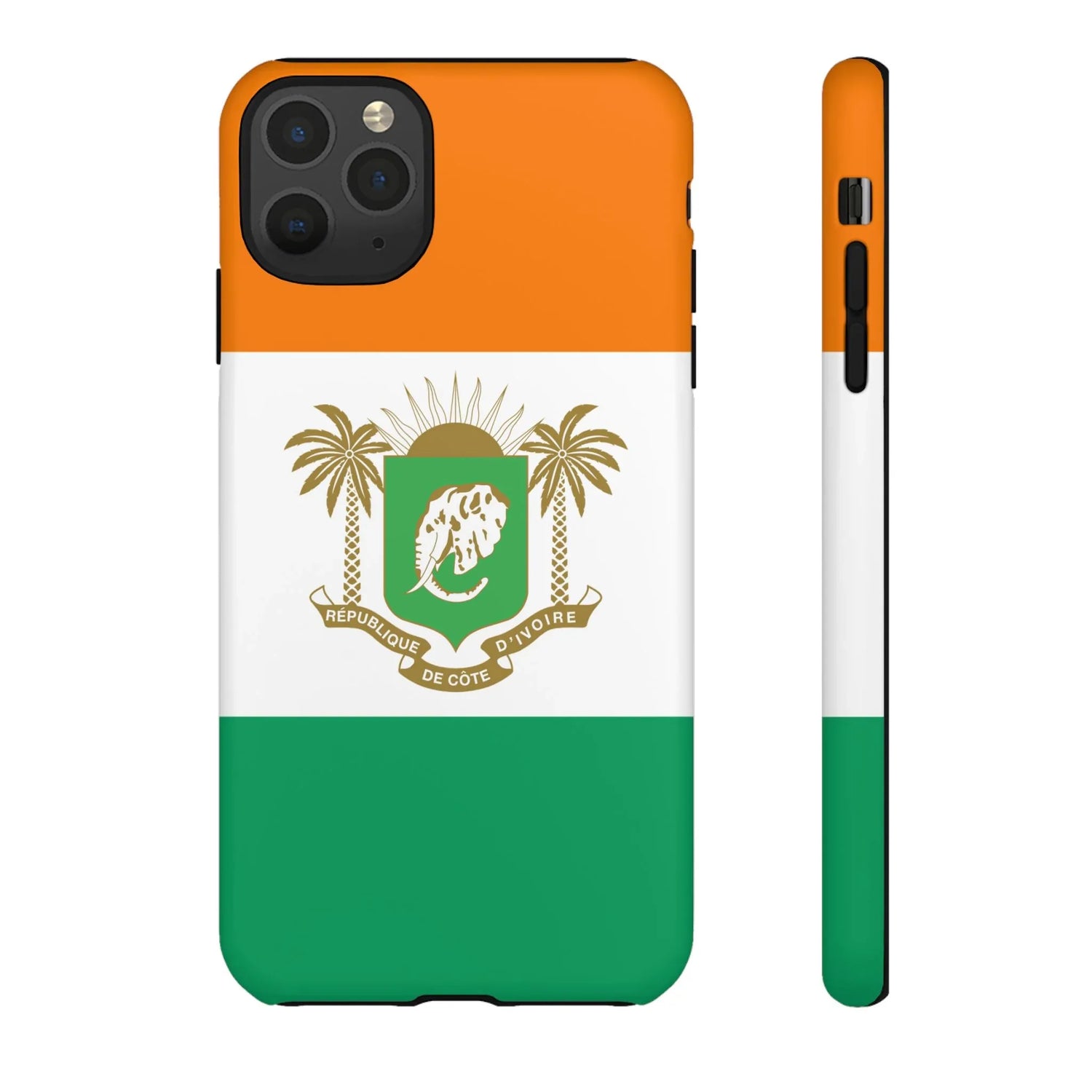 Ivory Coast Flag Tough Phone Case — Côte d&