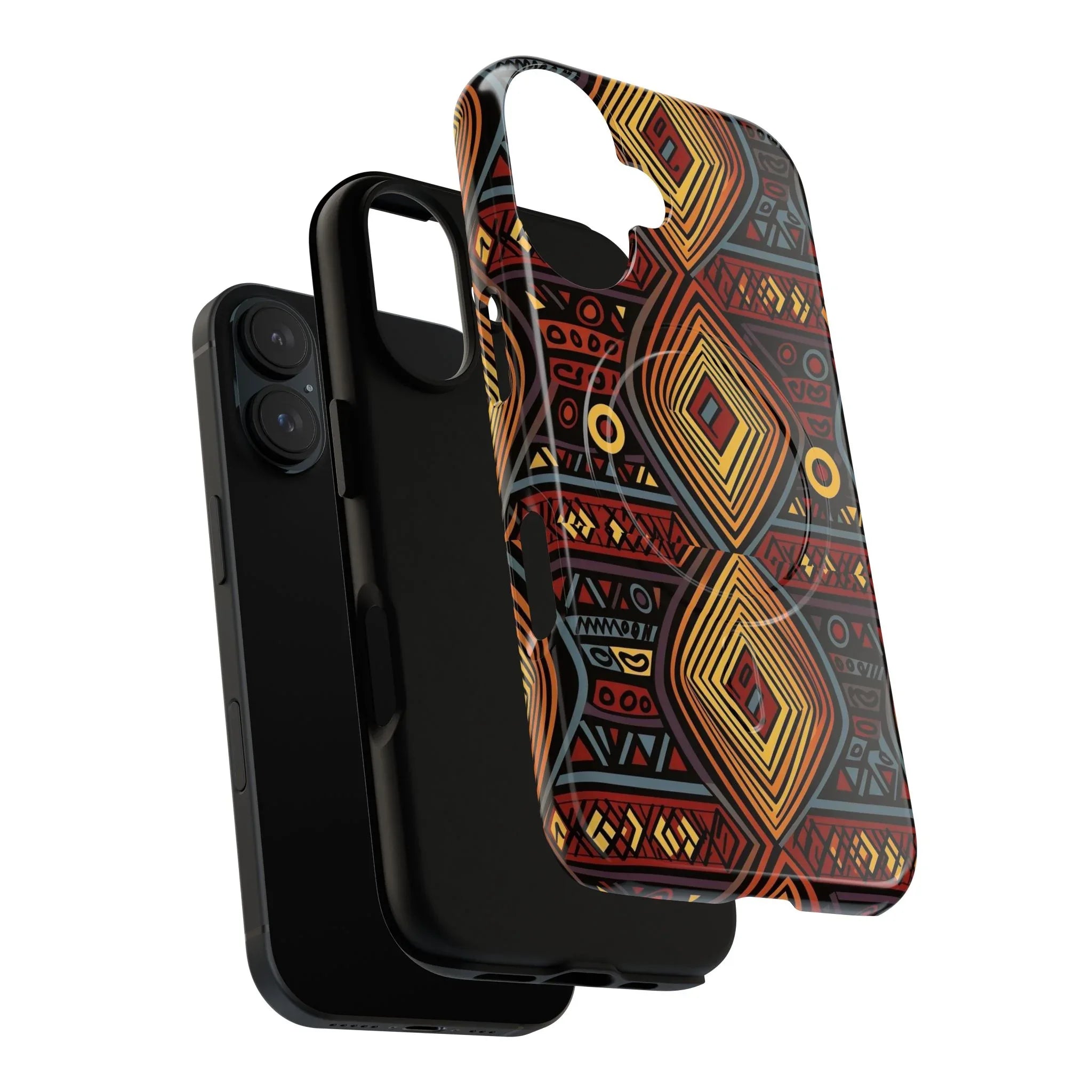 Tribal Geometric Tough Magnetic Phone Case - DiwaKi