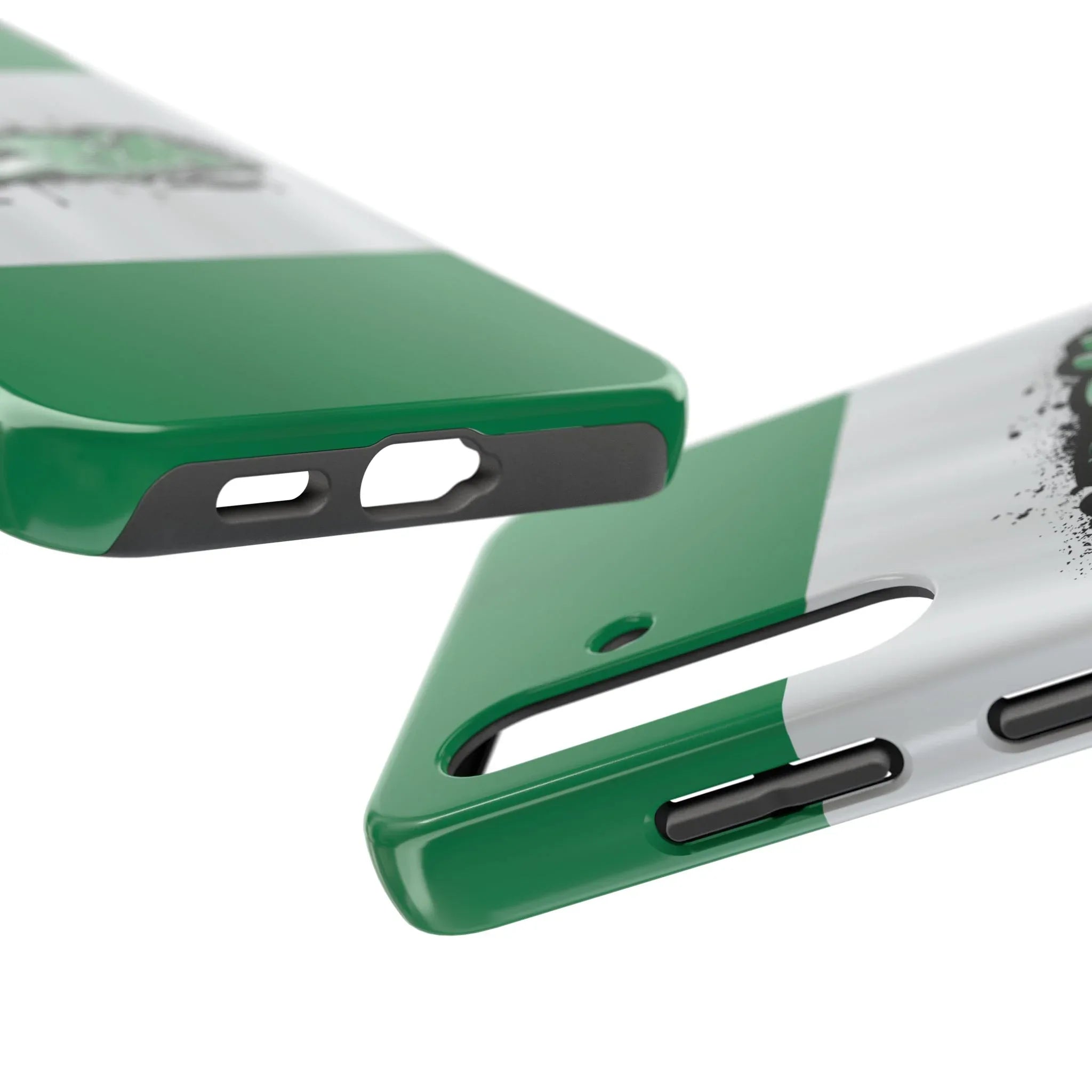 Tough Phone Case — Nigeria Flag Graffiti Design - DiwaKi