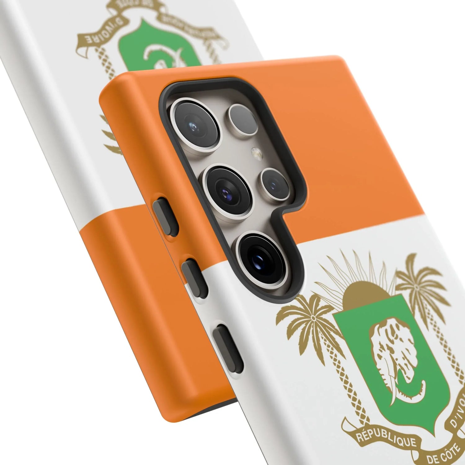 Ivory Coast Flag Tough Phone Case — Côte d&