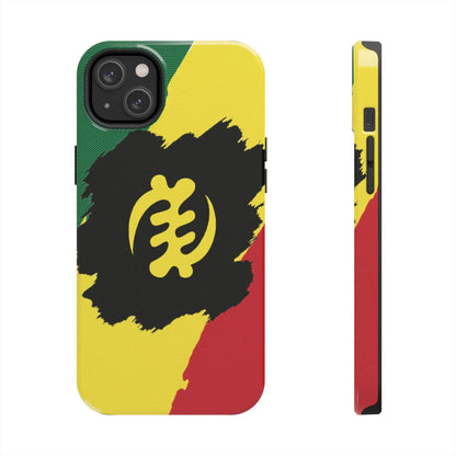 Sankofa Tough Phone Case — Shockproof Protective Phone Cover with Ghana Adinkra Symbol - DiwaKi