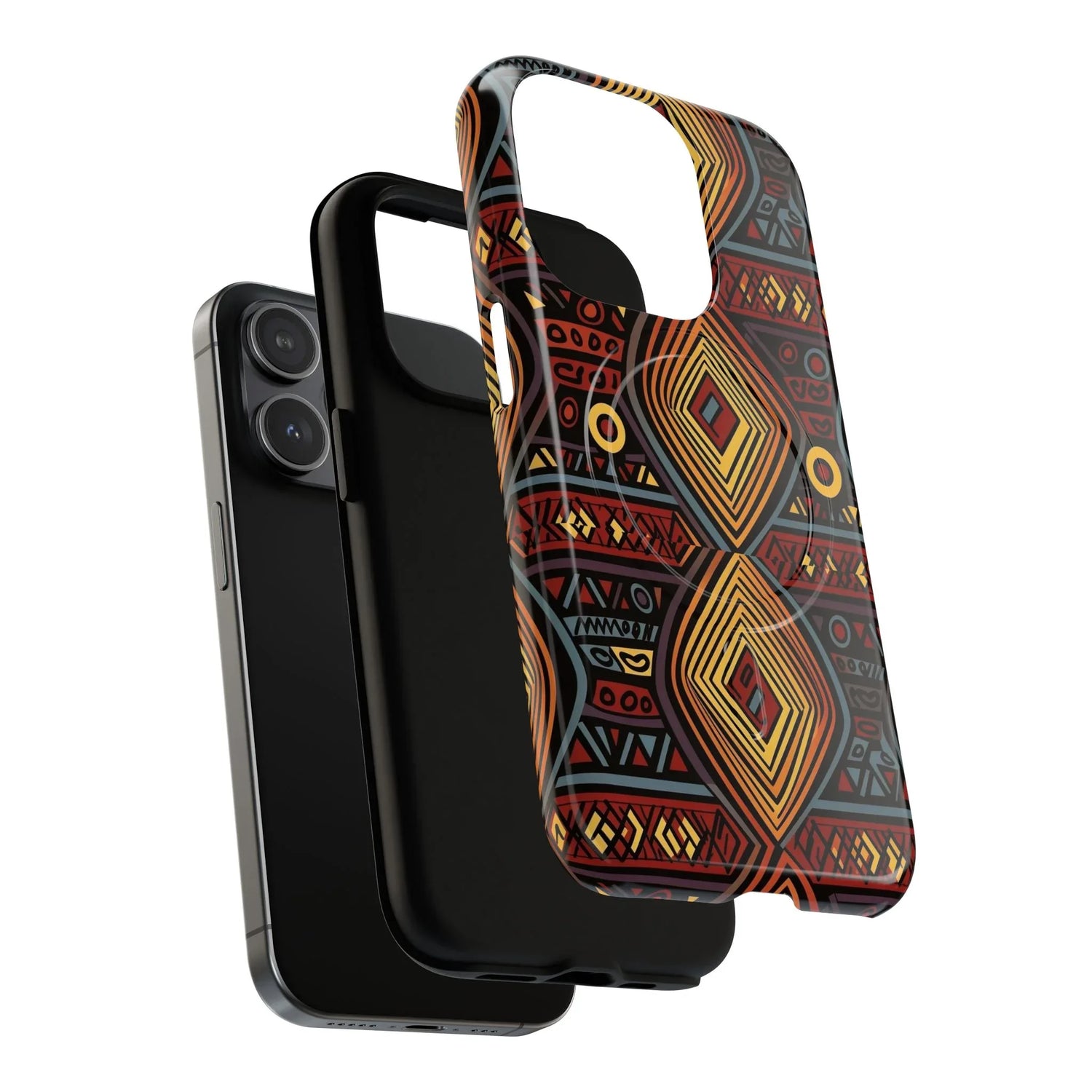 Tribal Geometric Tough Magnetic Phone Case - DiwaKi