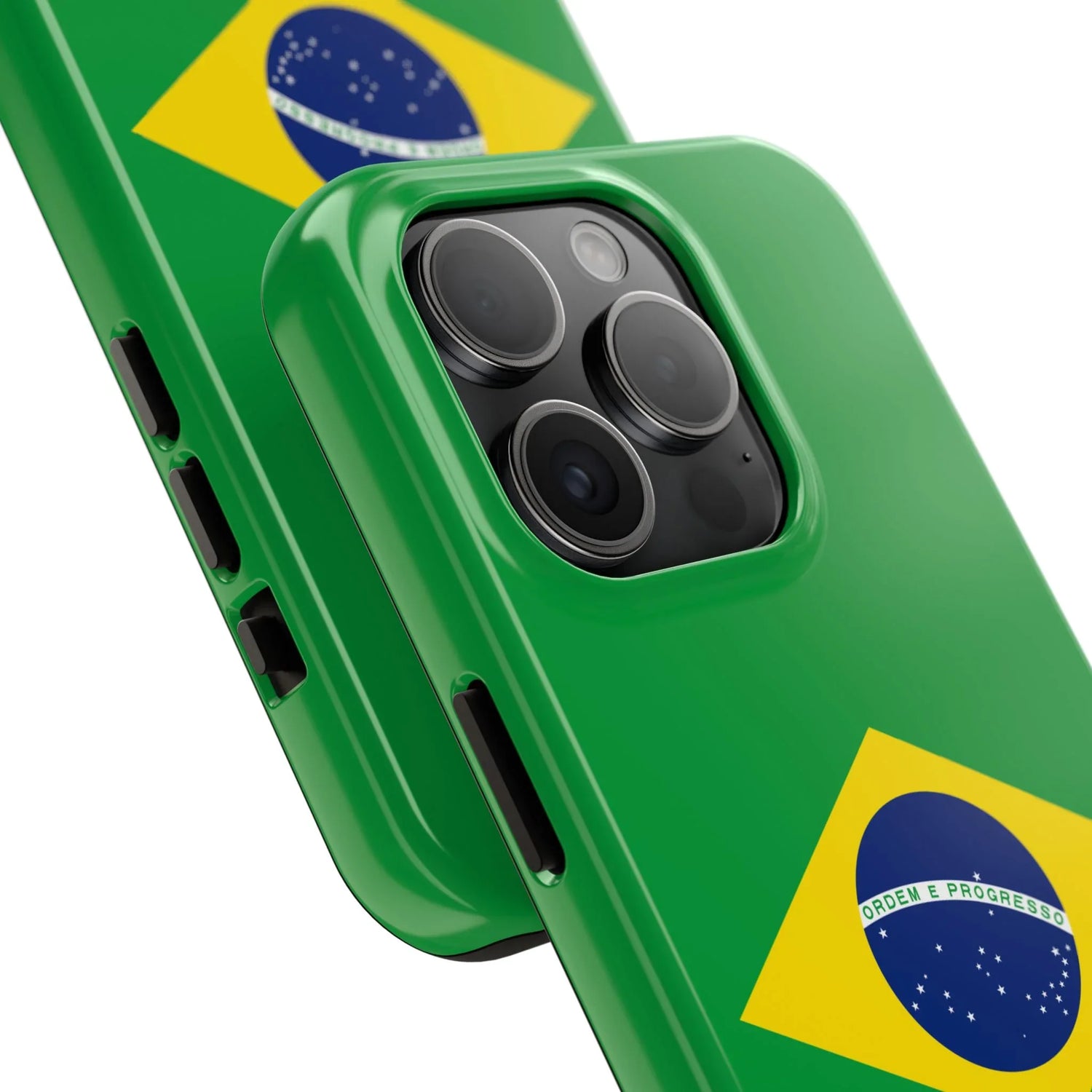 Brazil Flag Tough Phone Case — Protective Patriotic Phone Cover - DiwaKi