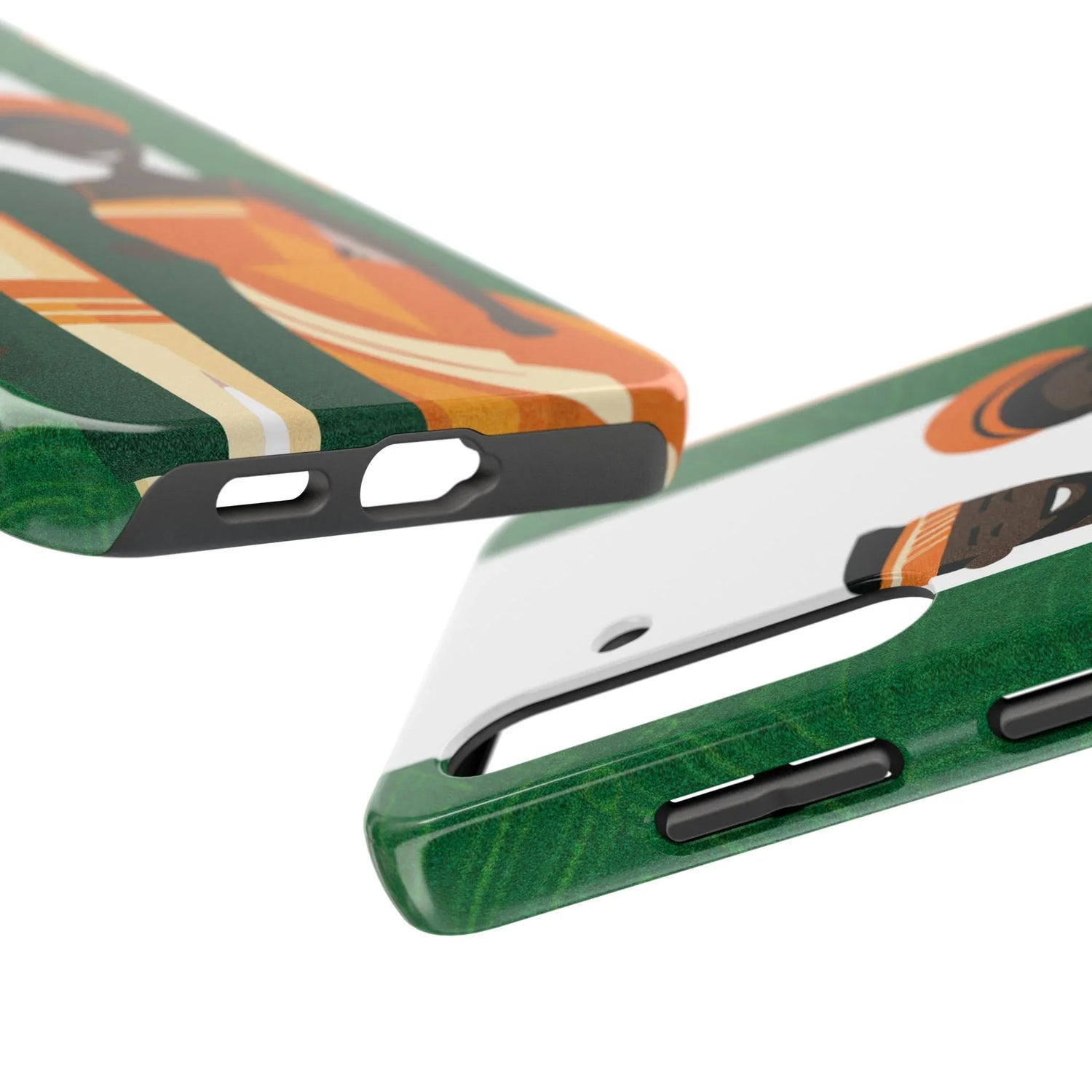 Tough Phone Case — Afrocentric Nigerian Couple Illustration, Protective Hard-Shell Phone Cover - DiwaKi