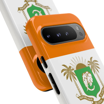 Ivory Coast Flag Tough Phone Case — Côte d&