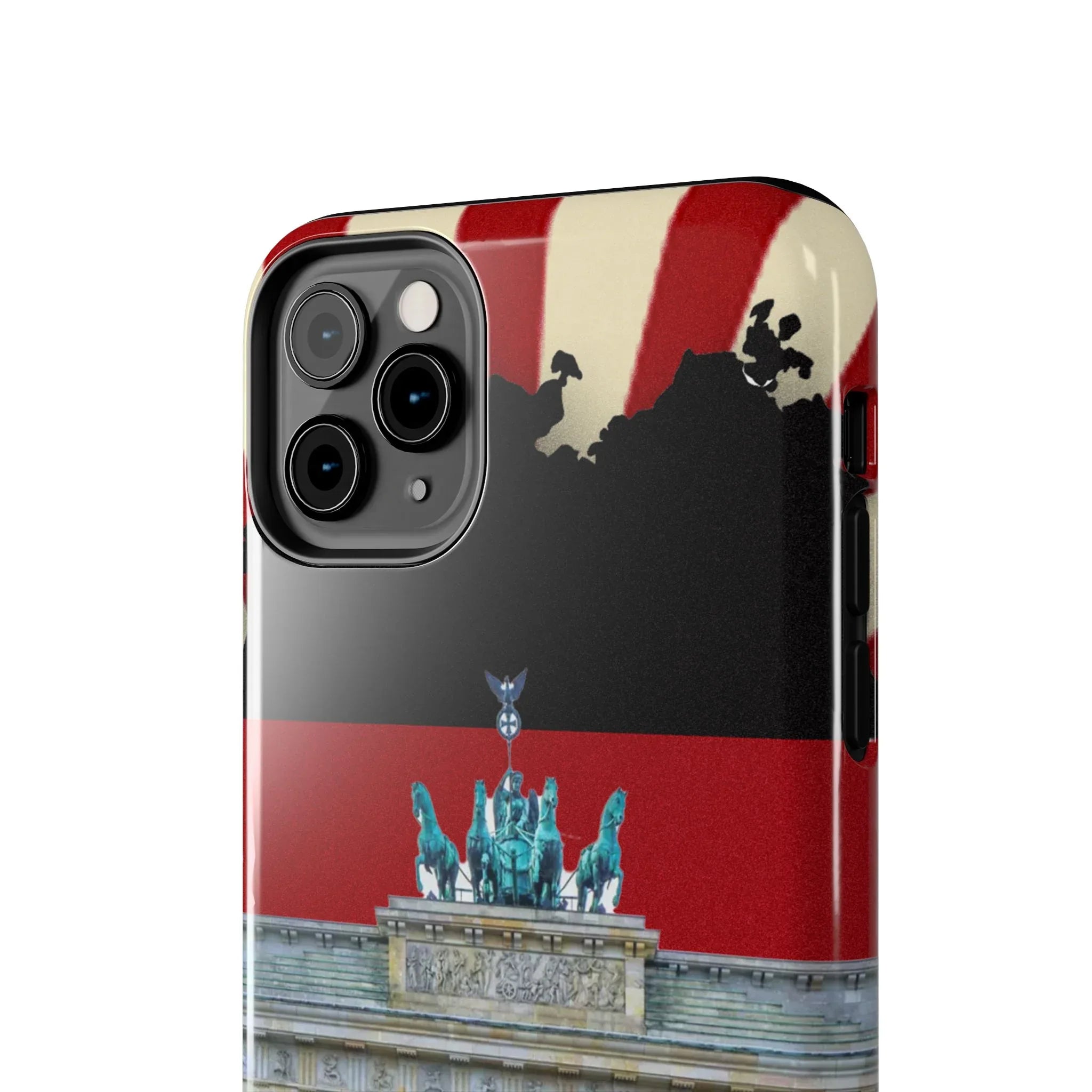 German Flag Brandenburger Gate Tough Phone Case – Berlin Landmark Protective Cover - DiwaKi