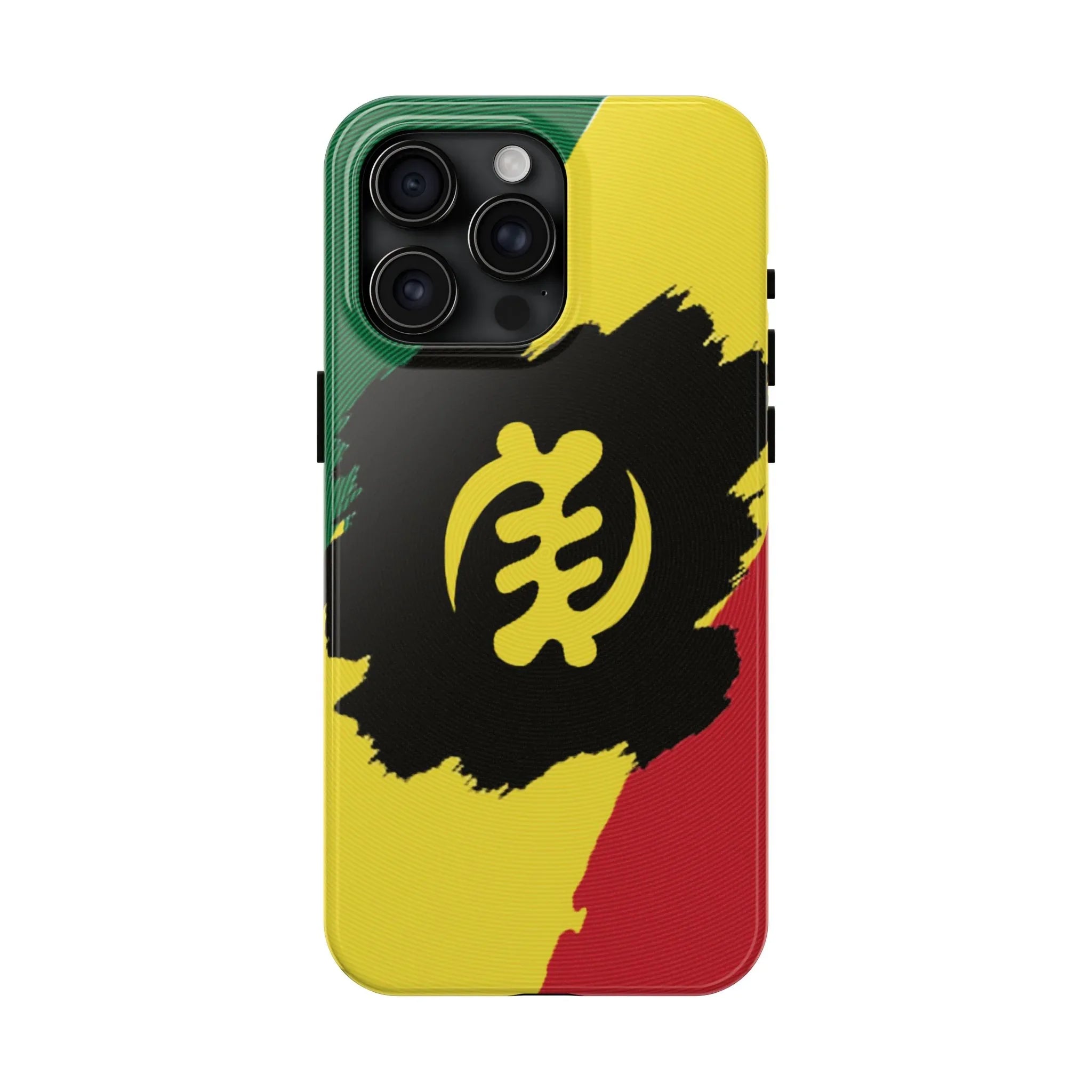 Sankofa Tough Phone Case — Shockproof Protective Phone Cover with Ghana Adinkra Symbol - DiwaKi