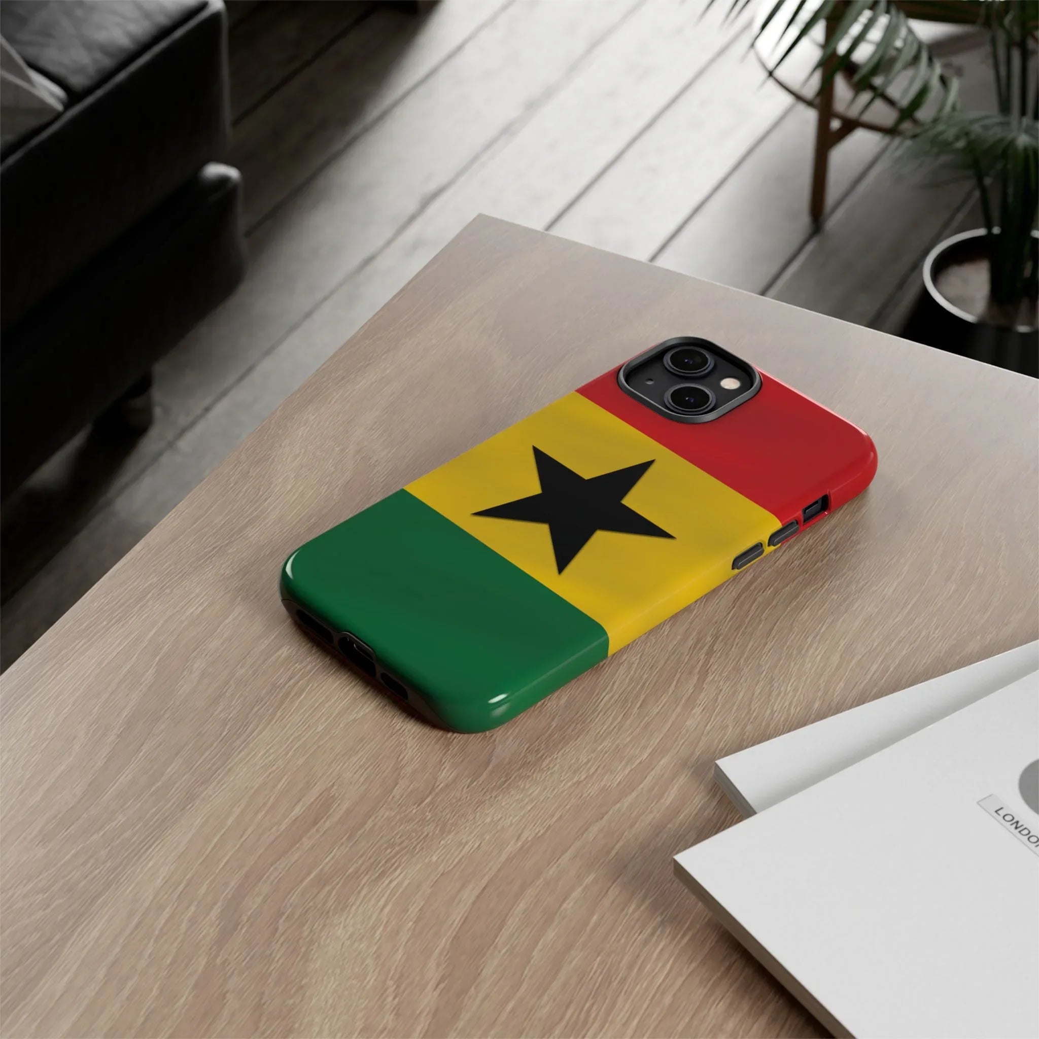 Ghana Colors Rugged Phone Cover - DiwaKi