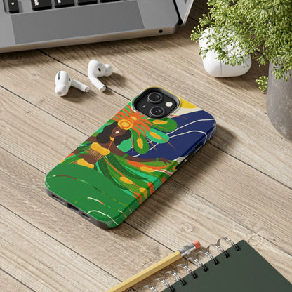 Brazil carnival Tough Phone Case — Statue of Liberty &amp; American Flag Design - DiwaKi