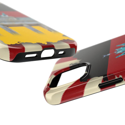 German Flag Brandenburger Gate Tough Phone Case – Berlin Landmark Protective Cover - DiwaKi
