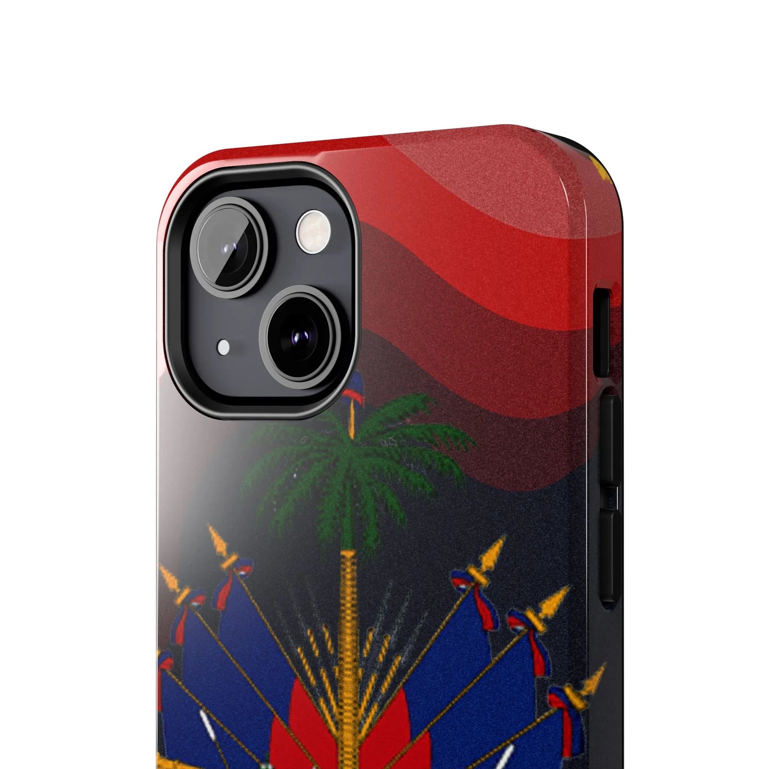Haiti Coat of Arms Tough Phone Case — Patriotic Haitian Flag Protective Cover - DiwaKi