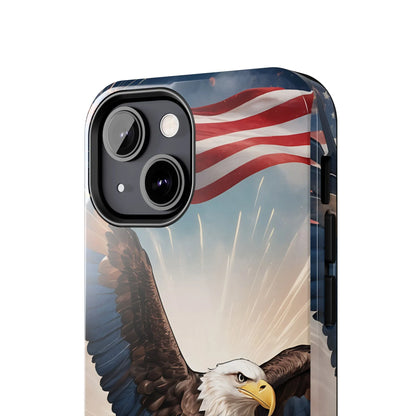Majestic Eagle Flag Phone Case - DiwaKi