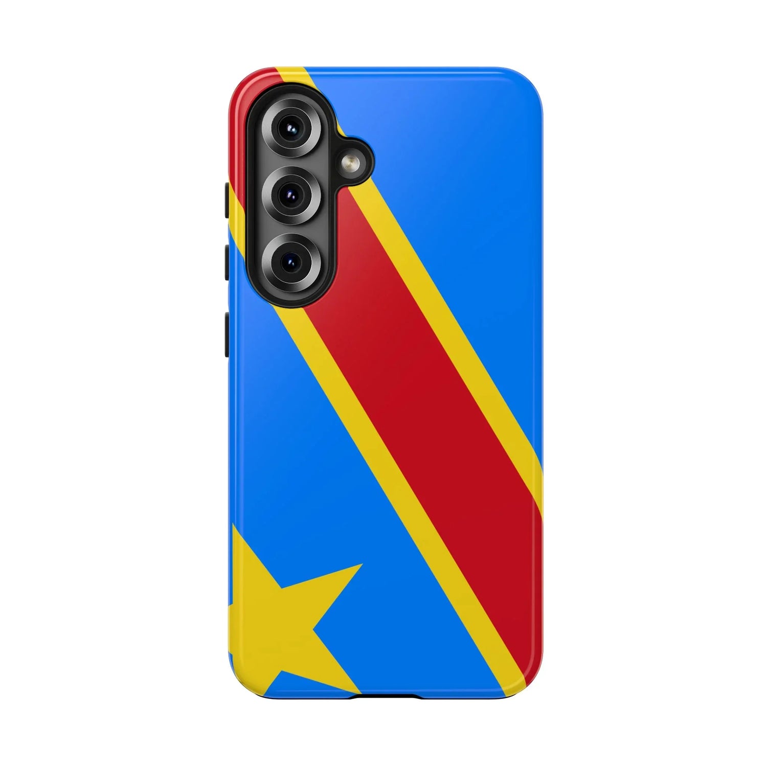 Democratic Republic of Congo Flag Tough Phone Case — Durable Protective Cover - DiwaKi
