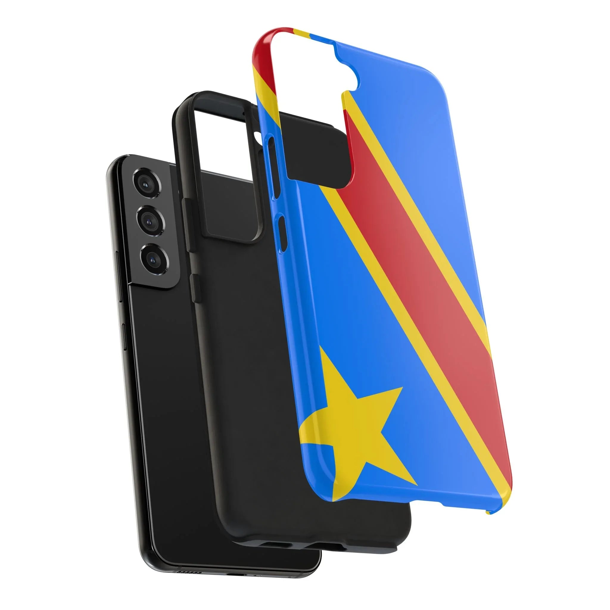 Democratic Republic of Congo Flag Tough Phone Case — Durable Protective Cover - DiwaKi