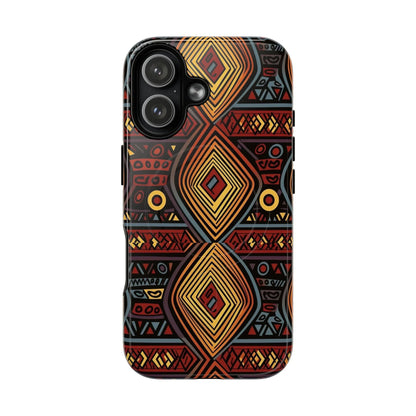 Tribal Geometric Tough Magnetic Phone Case - DiwaKi