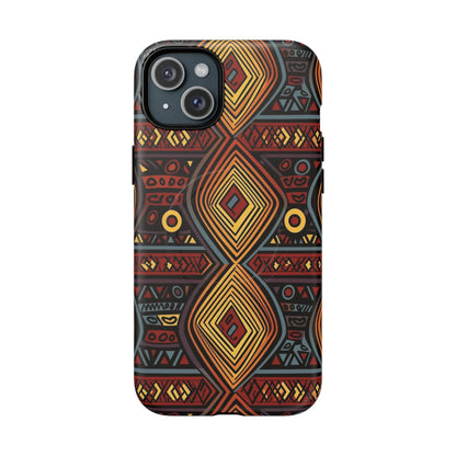 Tribal Geometric Tough Magnetic Phone Case - DiwaKi