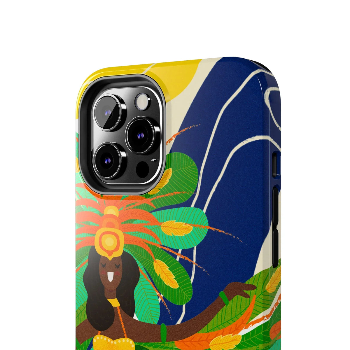 Brazil carnival Tough Phone Case — Statue of Liberty &amp; American Flag Design - DiwaKi