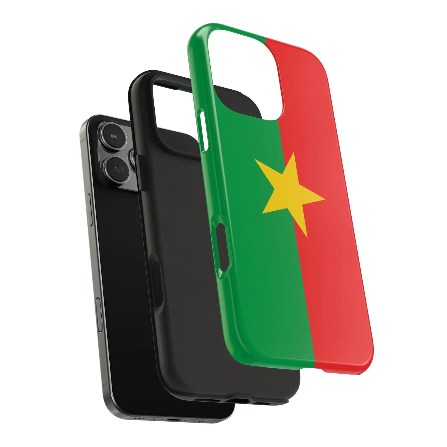 Burkina Faso Flag Tough Phone Case – Durable Protective Cover - DiwaKi