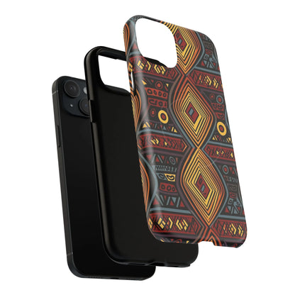 Tribal Geometric Tough Magnetic Phone Case - DiwaKi
