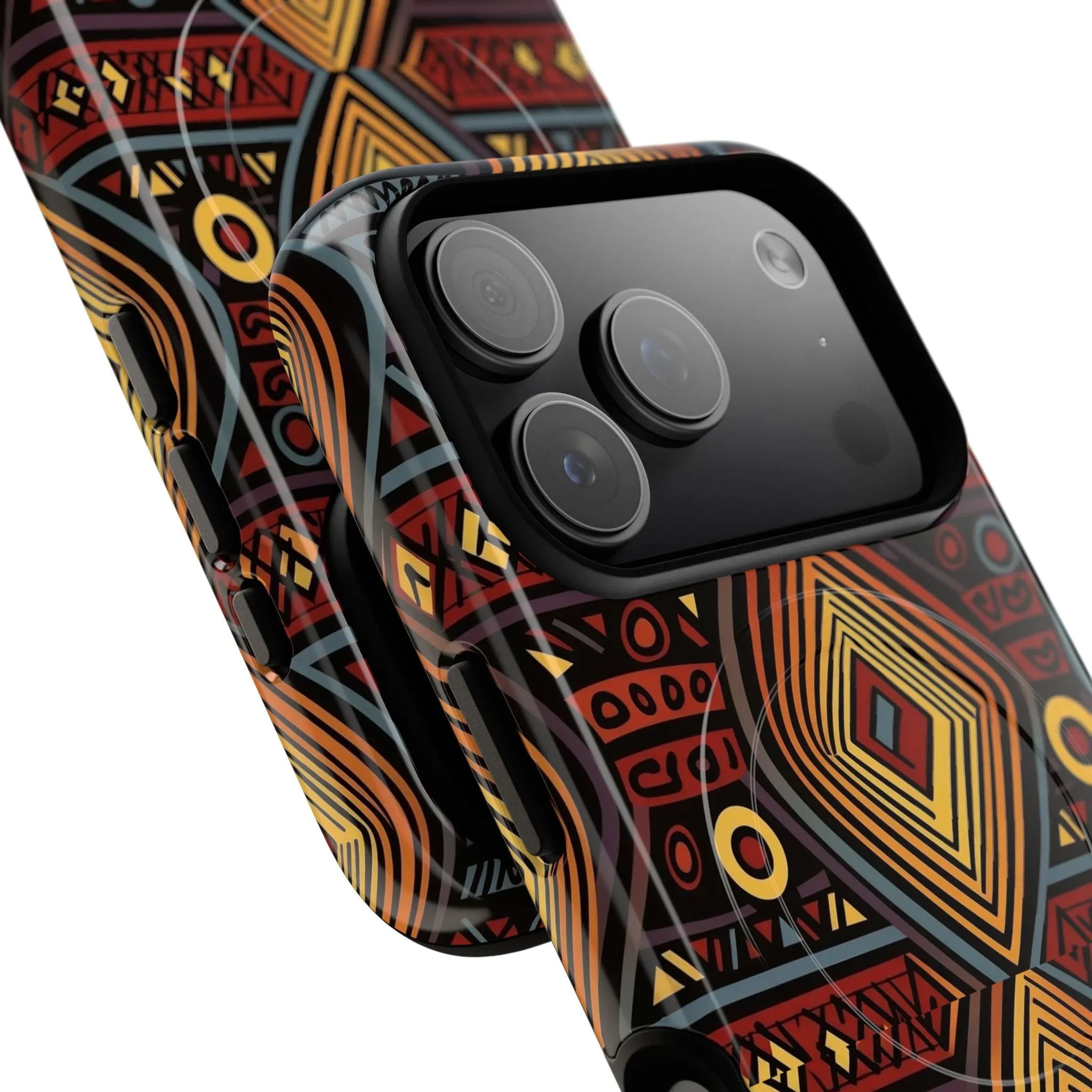 Tribal Geometric Tough Magnetic Phone Case - DiwaKi