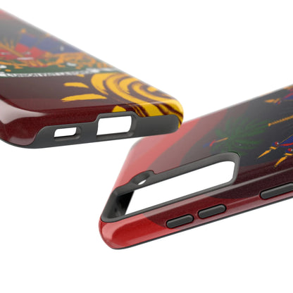 Haiti Coat of Arms Tough Phone Case — Patriotic Haitian Flag Protective Cover - DiwaKi