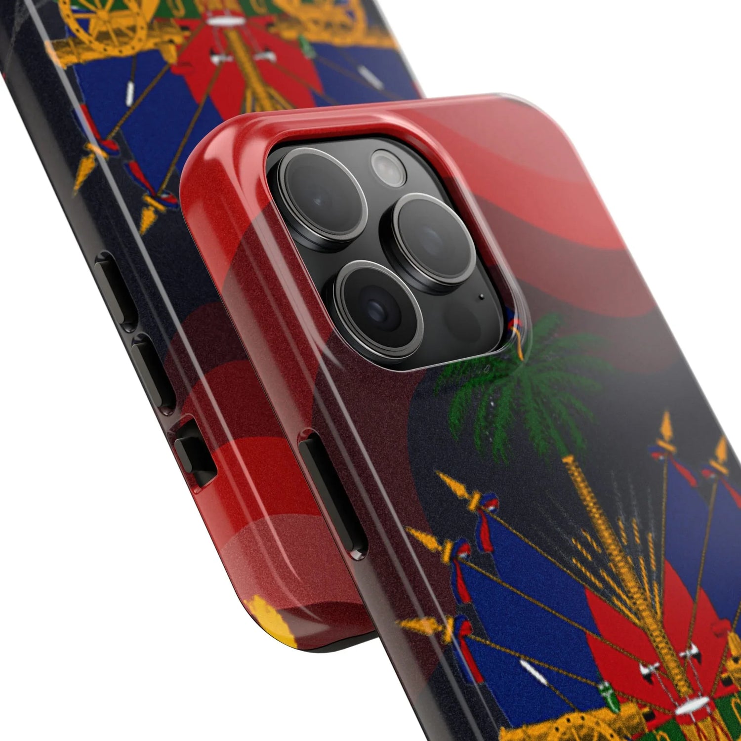 Haiti Coat of Arms Tough Phone Case — Patriotic Haitian Flag Protective Cover - DiwaKi