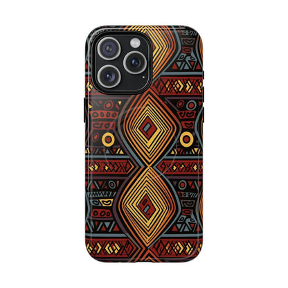 Tribal Geometric Tough Magnetic Phone Case - DiwaKi