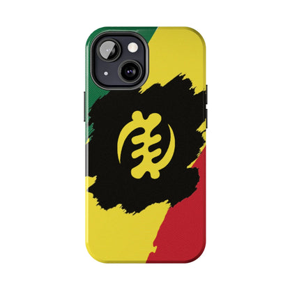 Sankofa Tough Phone Case — Shockproof Protective Phone Cover with Ghana Adinkra Symbol - DiwaKi