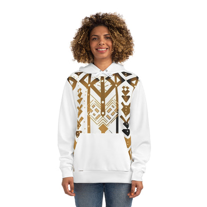 Gold Aztec Pattern Hoodie — DiwaKi Tribal Geometric Fashion Hoodie