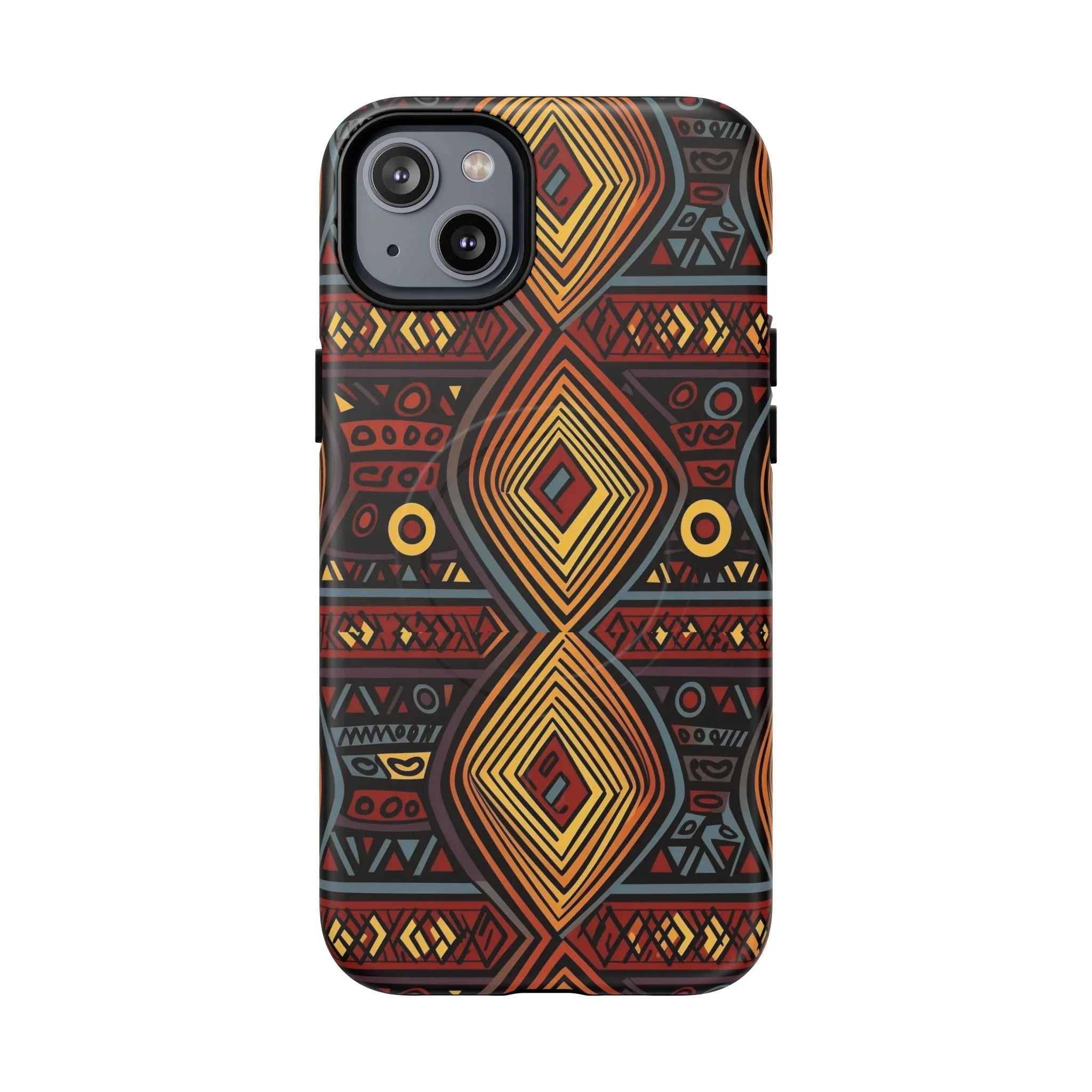 Tribal Geometric Tough Magnetic Phone Case - DiwaKi