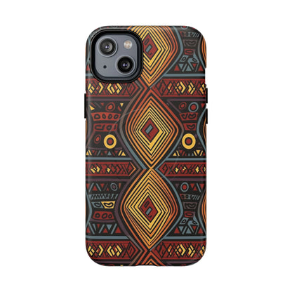 Tribal Geometric Tough Magnetic Phone Case - DiwaKi