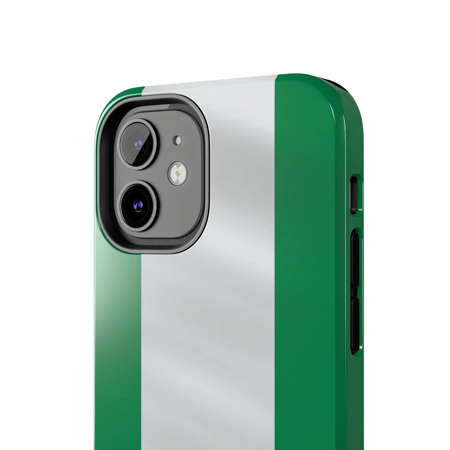 Tough Phone Case — Nigerian flag Rugged Protective Cover - DiwaKi