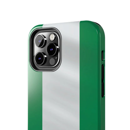 Tough Phone Case — Nigerian flag Rugged Protective Cover - DiwaKi