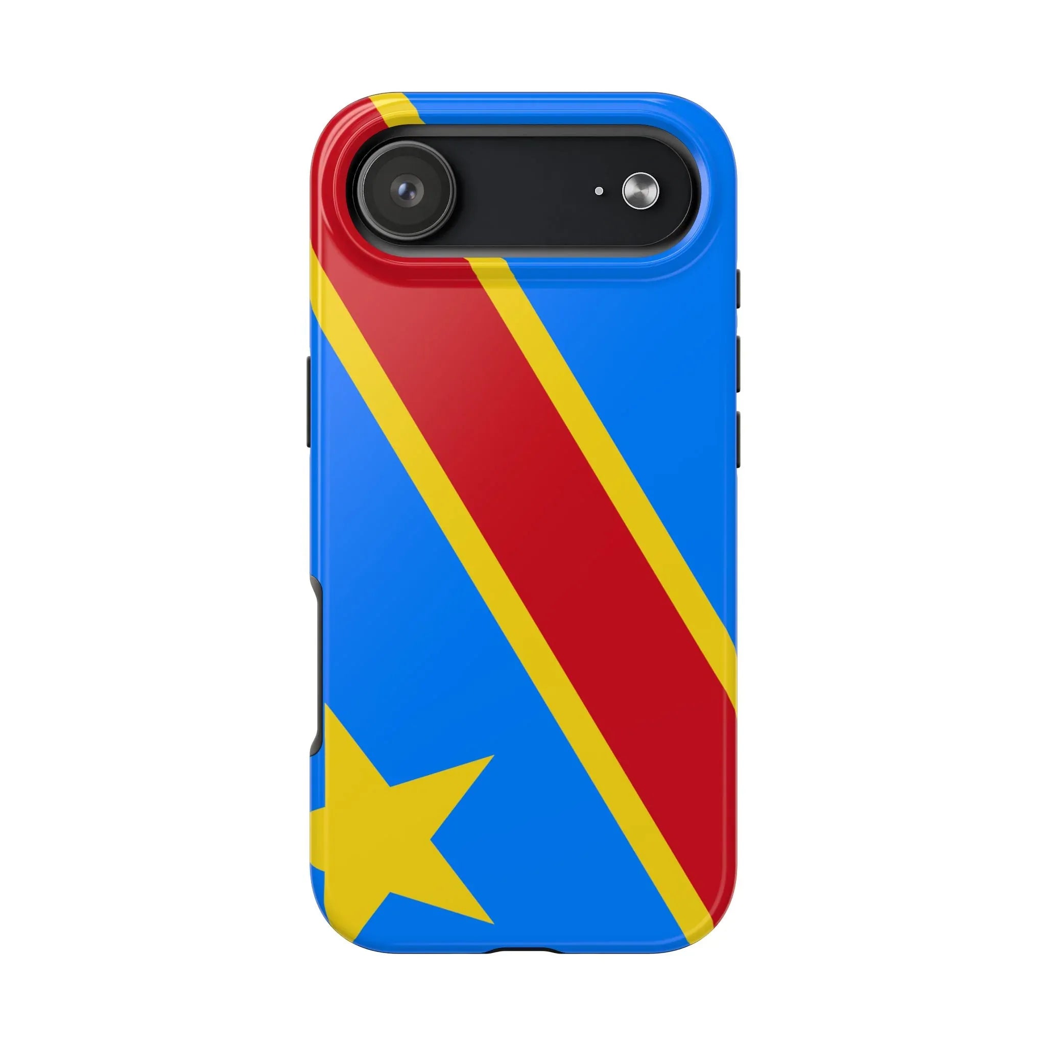 Democratic Republic of Congo Flag Tough Phone Case — Durable Protective Cover - DiwaKi