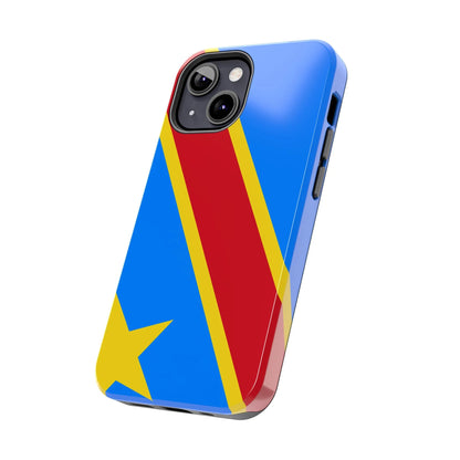 Democratic Republic of Congo Flag Tough Phone Case — Durable Protective Cover - DiwaKi