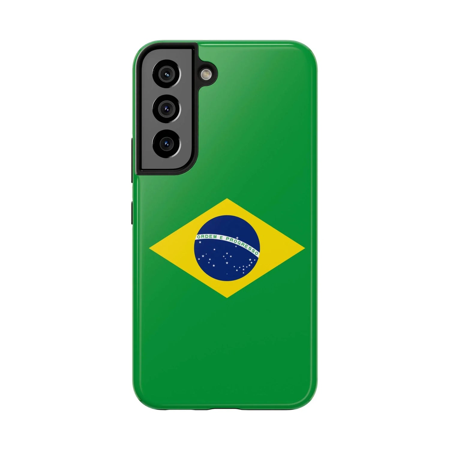 Brazil Flag Tough Phone Case — Protective Patriotic Phone Cover - DiwaKi