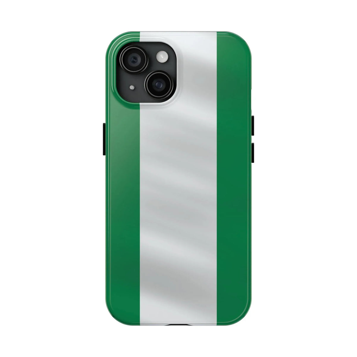 Tough Phone Case — Nigerian flag Rugged Protective Cover - DiwaKi