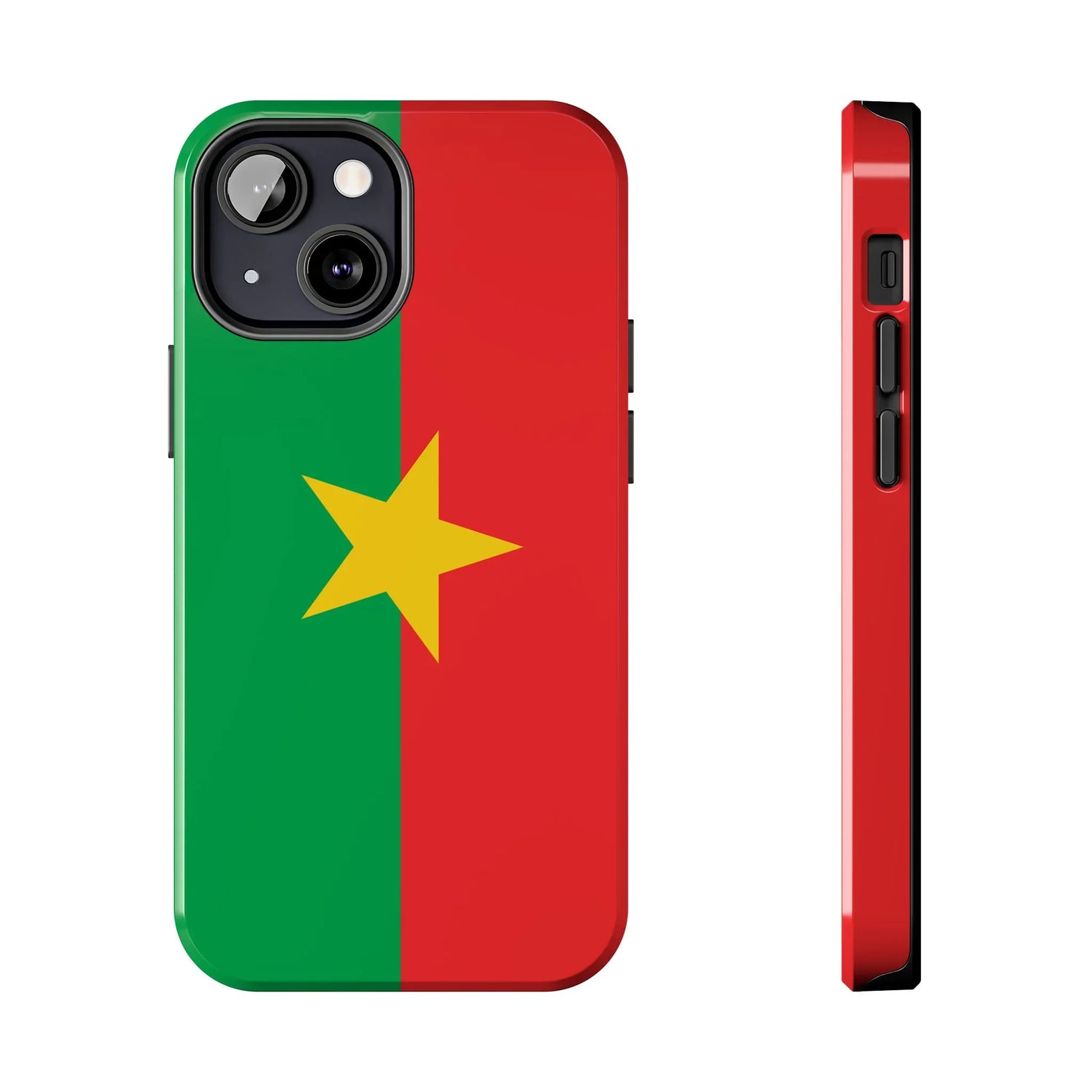 Burkina Faso Flag Tough Phone Case – Durable Protective Cover - DiwaKi