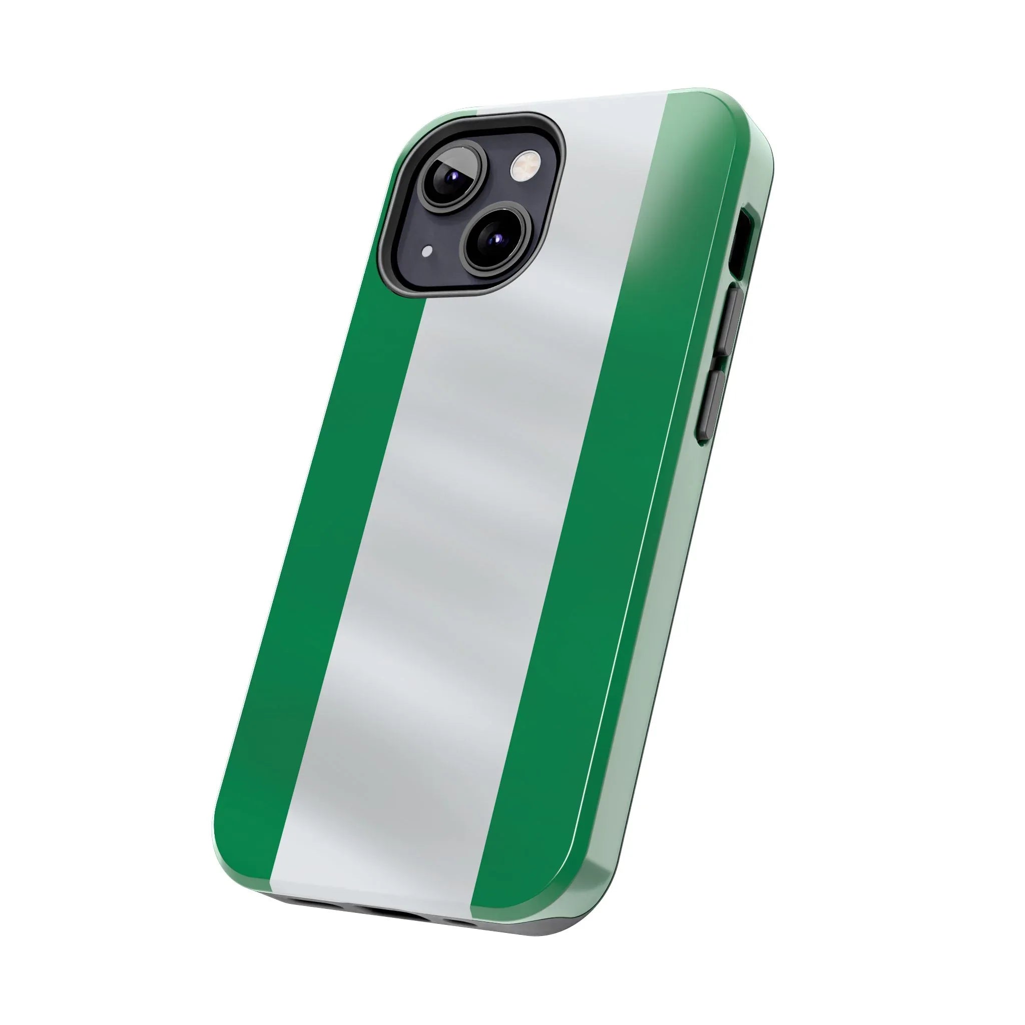 Tough Phone Case — Nigerian flag Rugged Protective Cover - DiwaKi