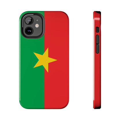 Burkina Faso Flag Tough Phone Case – Durable Protective Cover - DiwaKi
