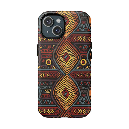 Tribal Geometric Tough Magnetic Phone Case - DiwaKi