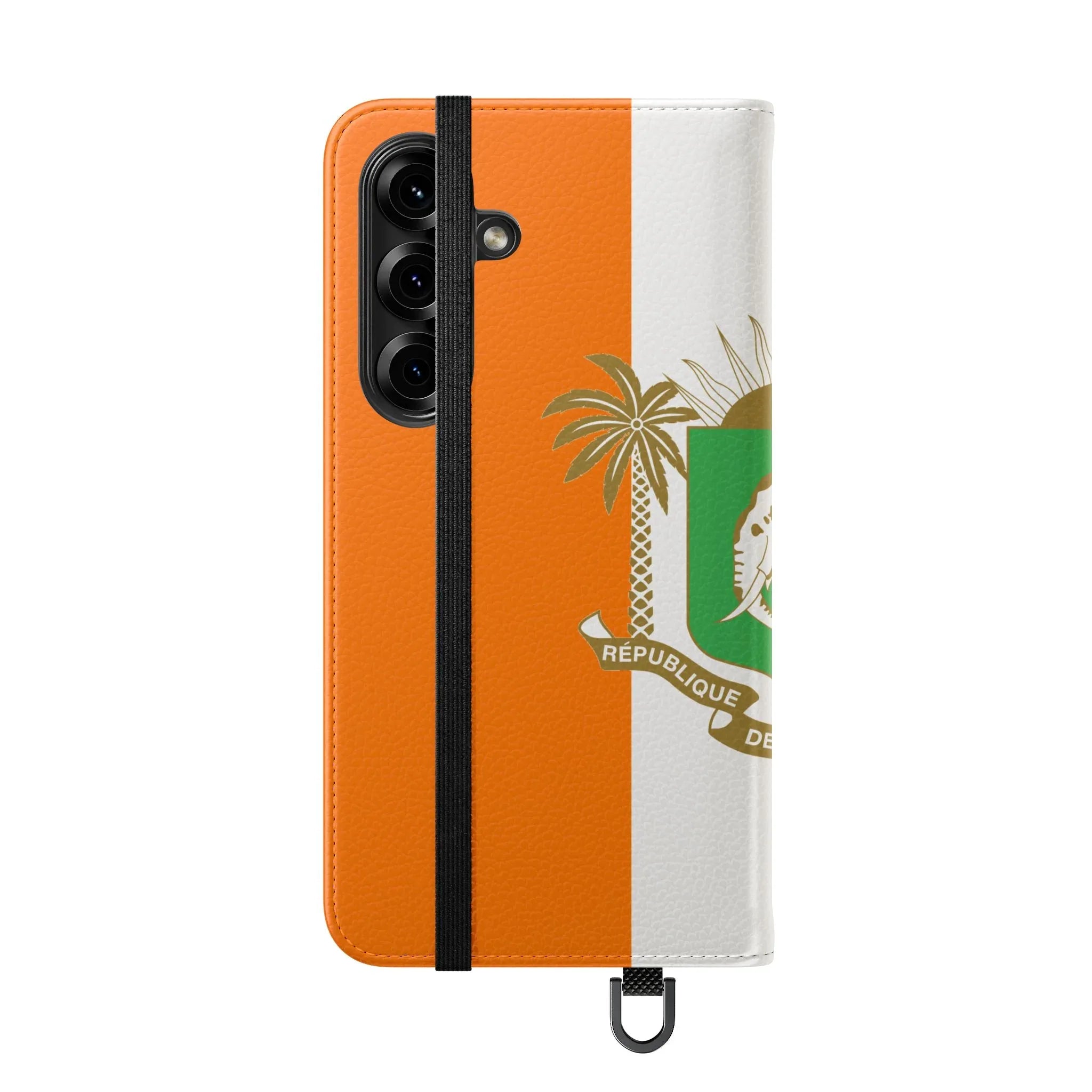 Ivory Coast Flag Flip Phone Case — Côte d&